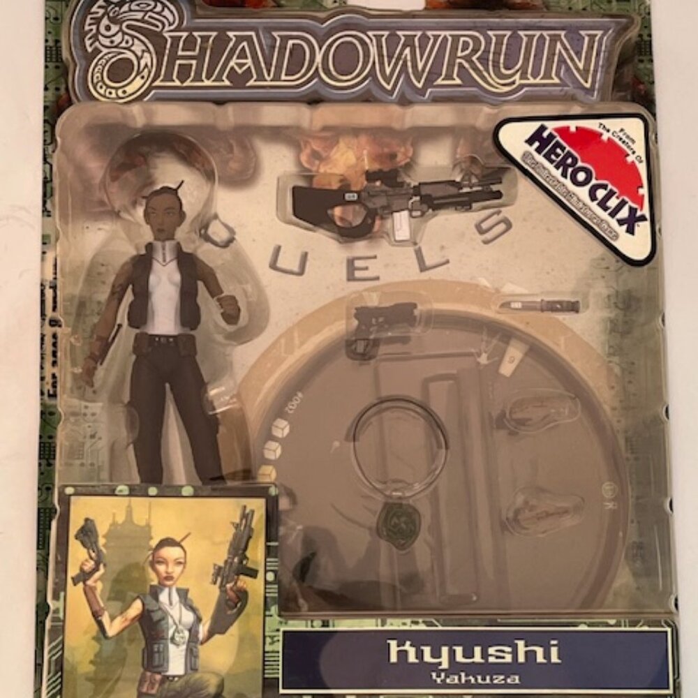 Shadowrun Hero Clix Kyushi Yakuza game play (unopened)